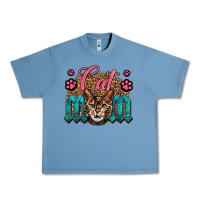 Pebble Blue Western Cat Mom Urban Heavy Tee - LillyAllenDesigns