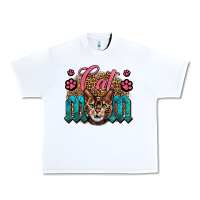 White Western Cat Mom Urban Heavy Tee - LillyAllenDesigns