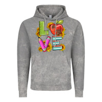 Cloud Rock love with pen and  serape leopard Vintage Hoodie - Artiststas