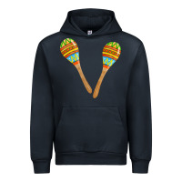 Navy maracas fa element Urban Hoodie - FaDigitalArtStudio