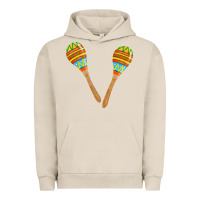Pigment French Oak maracas fa element Urban Hoodie - FaDigitalArtStudio