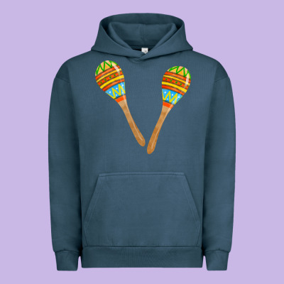 Maracas Fa Element Urban Hoodie Designed By Fadigitalartstudio
