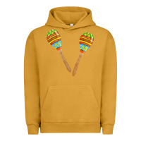 Pigment Peanut Butter maracas fa element Urban Hoodie - FaDigitalArtStudio