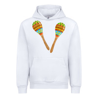 White maracas fa element Urban Hoodie - FaDigitalArtStudio