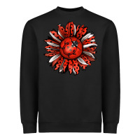 Black Ladybug Sunflower Heavyweight Sweatshirt - Jasminsmagicworld