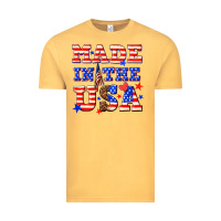 Vintage Mustard made in the usa Vintage Tee - NancyCooperArtShop