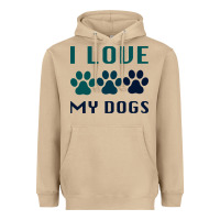 Mushroom i love my dogs Heavyweight Hoodie - Bettercallsaul