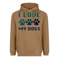 Toasted Coconut i love my dogs Heavyweight Hoodie - Bettercallsaul