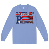 Colony Blue batter up preschool Long Sleeve Tee - JahusDesignShop