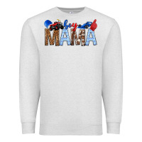 Oatmeal Heather Boy Mama Premium Sweatshirt - texasbilliewilder