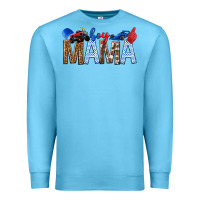 Ocean Blue Boy Mama Premium Sweatshirt - texasbilliewilder
