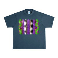 Midnight Navy mardi gras brushstrokes Urban Heavy Tee - Jasminsmagicworld