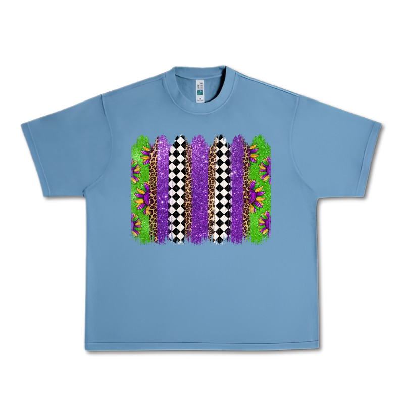 Mardi Gras Brushstrokes Urban Heavy Tee by Jasminsmagicworld | Teevron