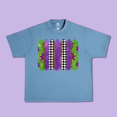 Mardi Gras Brushstrokes Urban Heavy Tee Designed By Jasminsmagicworld