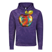 Cloud Purple leopard turquoise glitter serape Vintage Hoodie - Artiststas