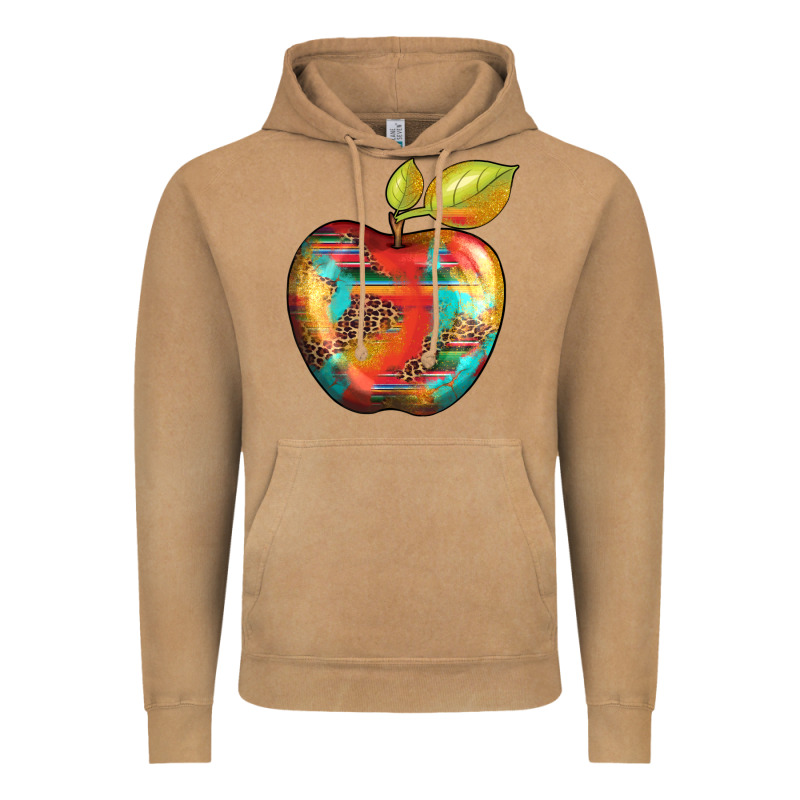 Leopard Turquoise Glitter Serape Vintage Hoodie by Artiststas | Teevron