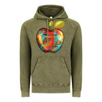 Vintage Olive leopard turquoise glitter serape Vintage Hoodie - Artiststas