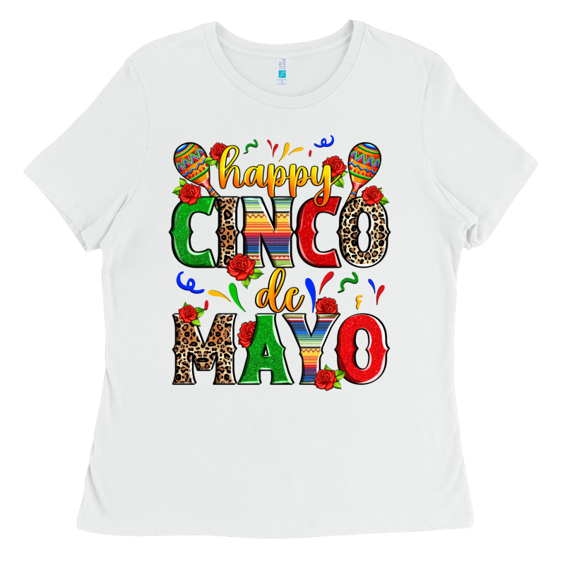 Happy Cinco De Mayo Ladies Tee by Zillion Design Studio | Teevron