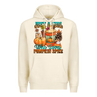 Tofu Just a girl who loves pumpkin spice Premium Hoodie - NancyCooperArtShop