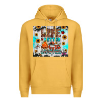 Mustard life is better by the campfire Premium Hoodie - JahusDesignShop