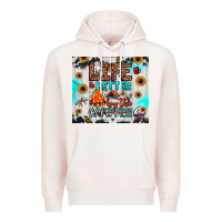 Pale Pink life is better by the campfire Premium Hoodie - JahusDesignShop