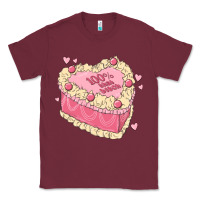 Burgundy 100 percent that bitch Classic Tee - MaliasSmallBusiness
