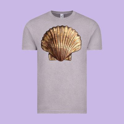 Japanese Scallop Shell Vintage Tee Designed By Lillyallendesigns