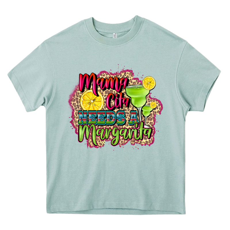 Mama Cita Needs A Margarita Heavy Core Tee by CTS Tumbler Store | Teevron