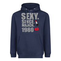 Navy Sexy Since March 1980 Heavyweight Hoodie - Bettercallsaul