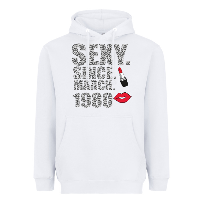 Sexy Since March 1980 Heavyweight Hoodie by Bettercallsaul | Teevron