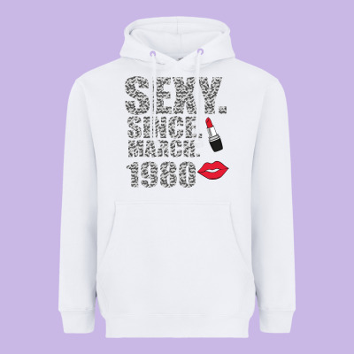 Sexy Since March 1980 Heavyweight Hoodie Designed By Bettercallsaul