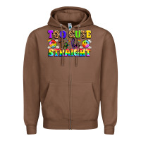 Chestnut cute and colorful pride message Zipper Hoodie - LillyAllenDesigns