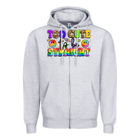 Heather Grey cute and colorful pride message Zipper Hoodie - LillyAllenDesigns