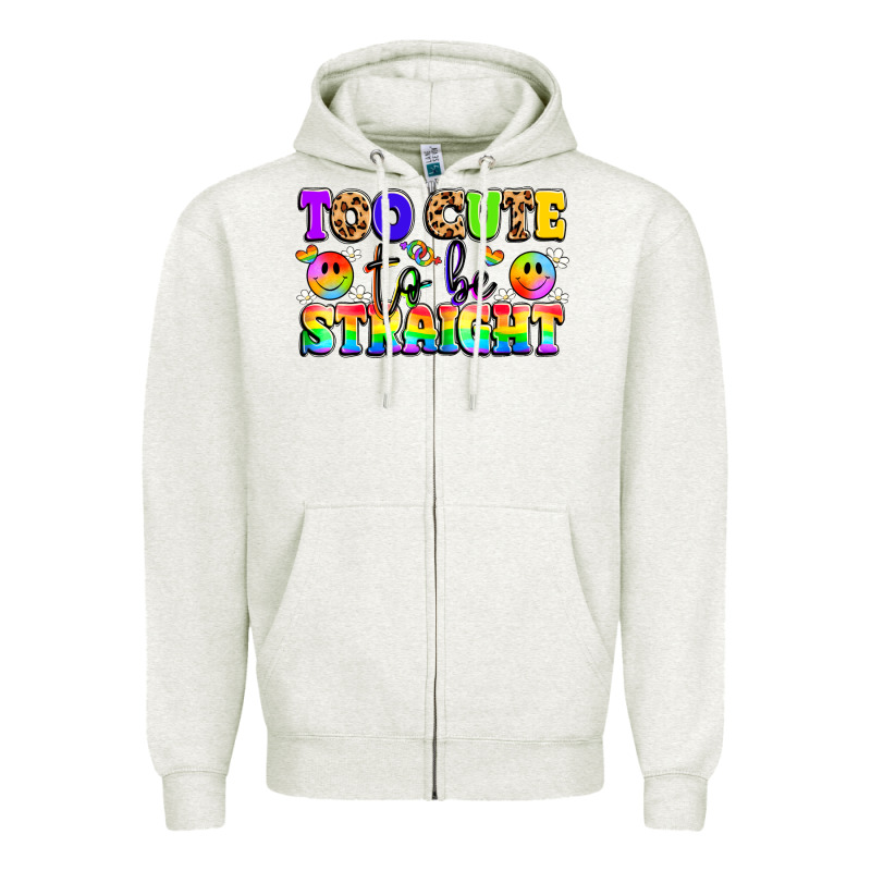 Cute And Colorful Pride Message Zipper Hoodie by LillyAllenDesigns | Teevron