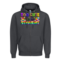 Smoke cute and colorful pride message Zipper Hoodie - LillyAllenDesigns