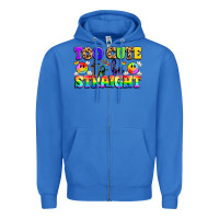 True Royal cute and colorful pride message Zipper Hoodie - LillyAllenDesigns
