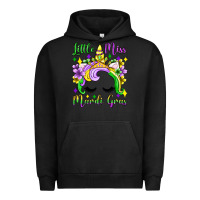 Pigment Black little miss mardi gras unicorn  olivia Urban Hoodie - OliviaCreatesArt