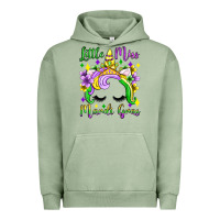 Pigment Oil Green little miss mardi gras unicorn  olivia Urban Hoodie - OliviaCreatesArt