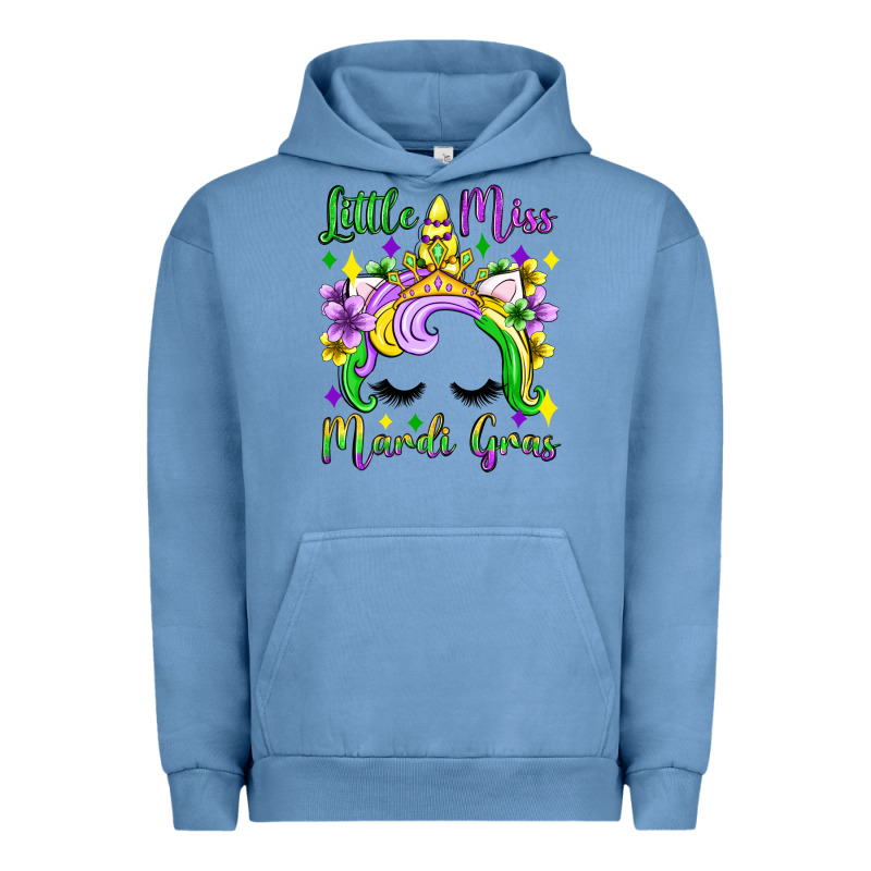 Little Miss Mardi Gras Unicorn  Olivia Urban Hoodie by OliviaCreatesArt | Teevron