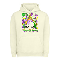 Pigment Pistachio little miss mardi gras unicorn  olivia Urban Hoodie - OliviaCreatesArt