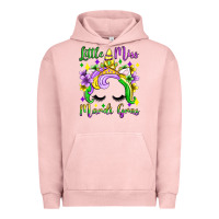 Pigment Salmon little miss mardi gras unicorn  olivia Urban Hoodie - OliviaCreatesArt