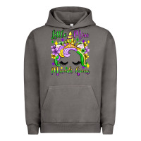 Pigment Tornado little miss mardi gras unicorn  olivia Urban Hoodie - OliviaCreatesArt