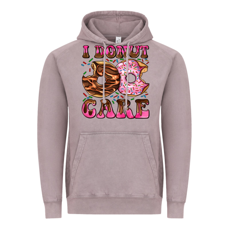 I Donut Care Vintage Hoodie by AdoDesignShop | Teevron