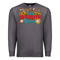 Charcoal Heather Baseball is my favorite season Premium Sweatshirt - NancyCooperArtShop
