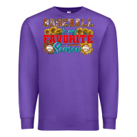 Purple Baseball is my favorite season Premium Sweatshirt - NancyCooperArtShop