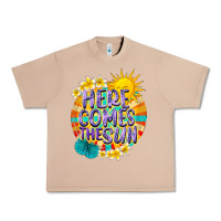 Burro Here comes the sun Urban Heavy Tee - NancyCooperArtShop