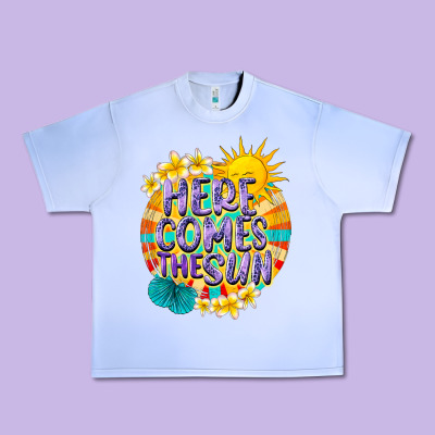 Here Comes The Sun Urban Heavy Tee Designed By Nancycooperartshop