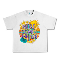Lunar Rock Here comes the sun Urban Heavy Tee - NancyCooperArtShop