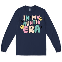 Navy in my auntie era Long Sleeve Tee - MaliasSmallBusiness