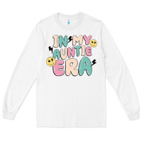 White in my auntie era Long Sleeve Tee - MaliasSmallBusiness